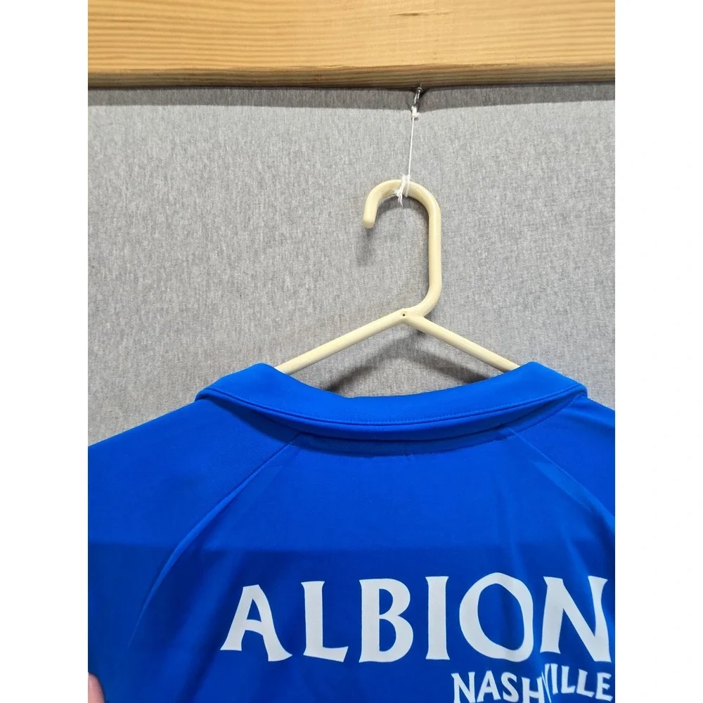 Capelli Sport Uptown Training Jacket Men XL Blue Logo Albion SC Nashville Soccer